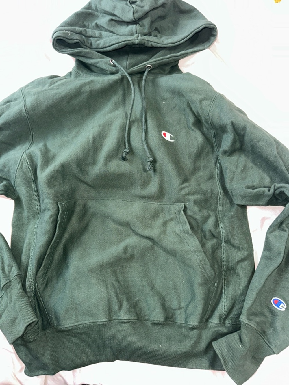Champion Forest Green Hoodie